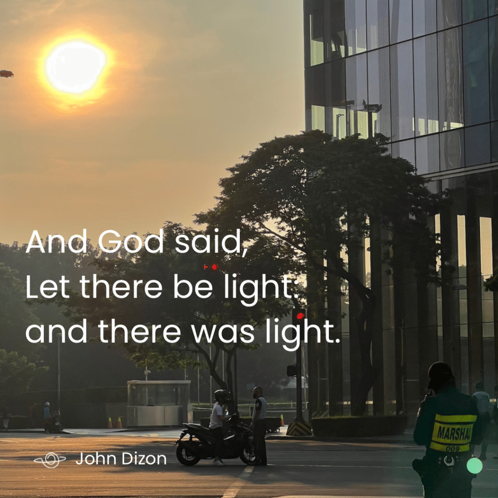 Let there be light, Coach John Dizon